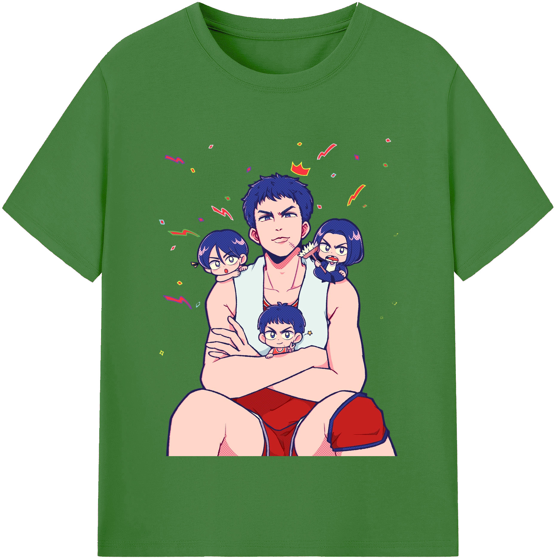 （画像用） SLAM DUNK／スラムダンク レディースカジュアルプリントTシャツ（綿100％）